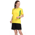 Frauen Fußball Jersey Blankoaufdruck mit Ihrem eigenen Logo Dry Fit Design